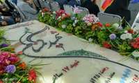 مراسم یادواره شهدای گمنام در محل مزار شهدای گمنام پردیس دانشگاه برگزار شد